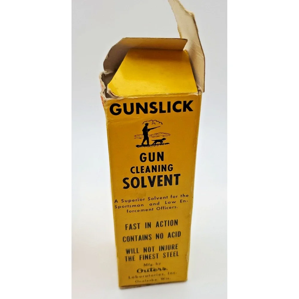 VTG Outers Gunslick Gun Cleaning Solvent Bottle w/ Box no. 444